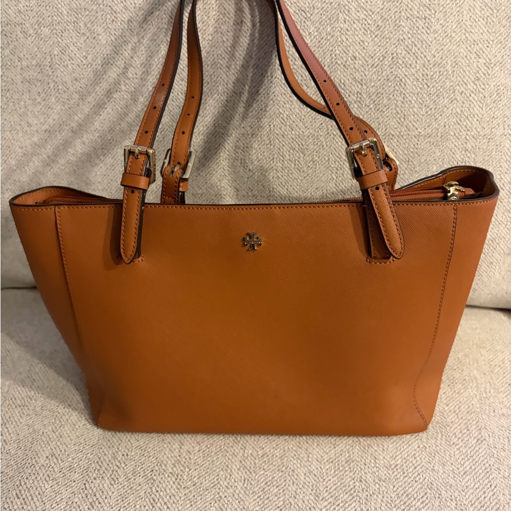Tory Burch Tan Leather Tote Bag
